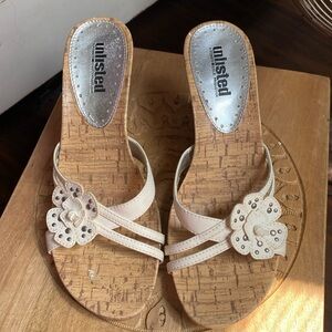 Kenneth Cole vintage wedges sandals